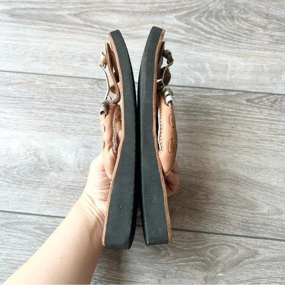 Handmade Leather Square Toe Sandal - Picture 11 of 12